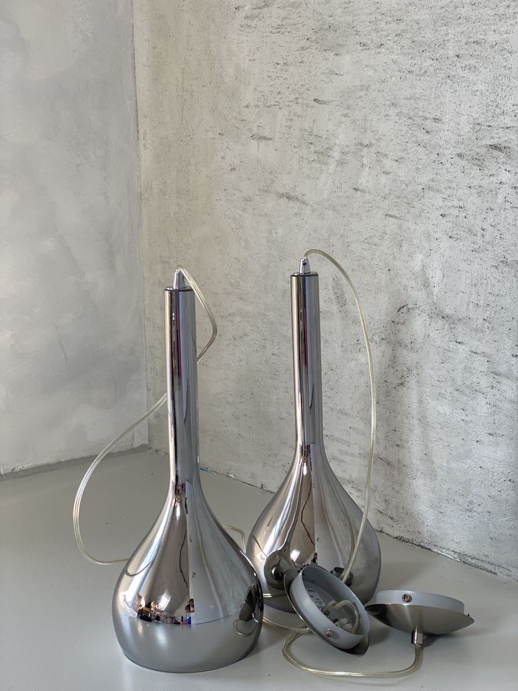 Lampy wiszące Azzardo soul lampa chrom szkło nad stół wyspe