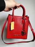 Сумка Michael Kors Mercer Extra-Small Pebbled красная