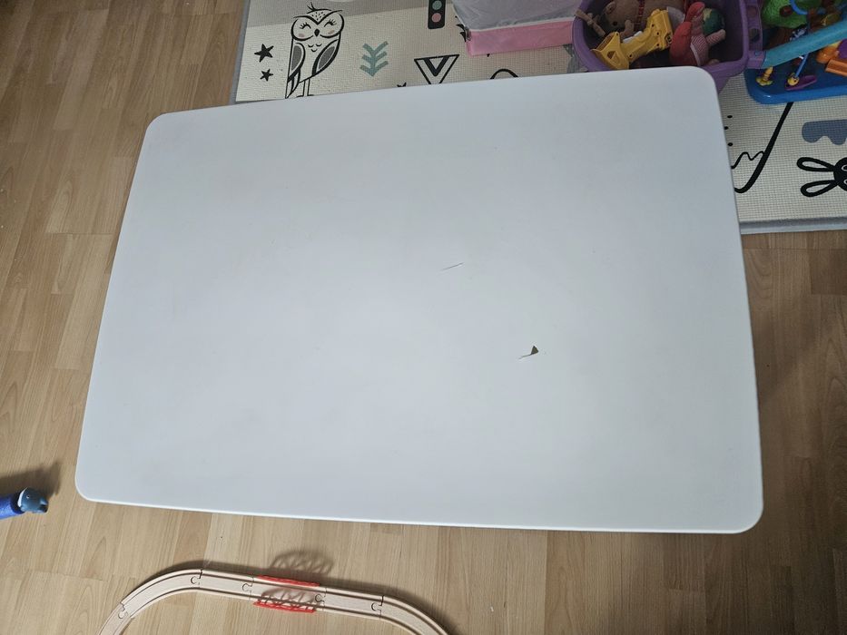 Bialy stolik ikea mamut mammut