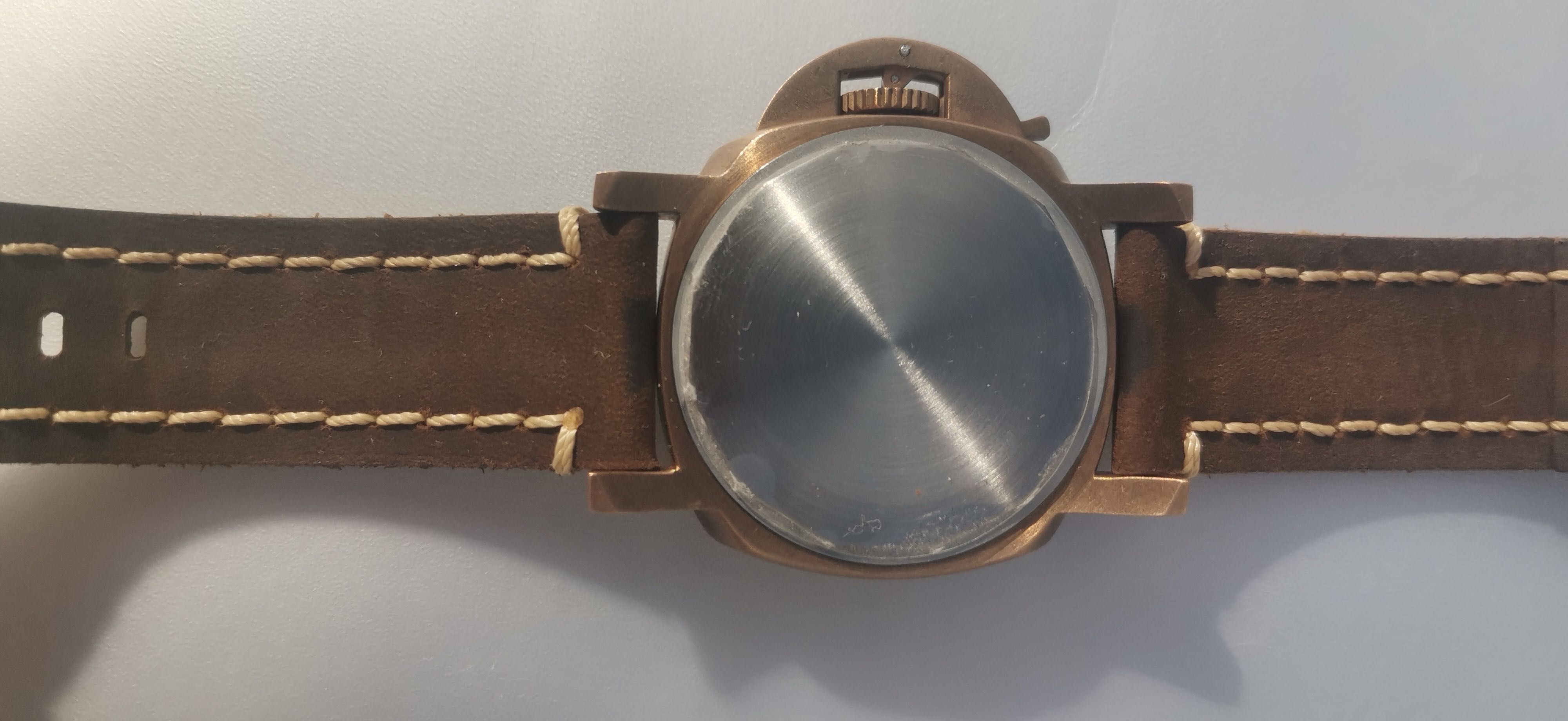 Seiko MOD Panerai Bronze Scubamaster safira - Único - Exclusivo