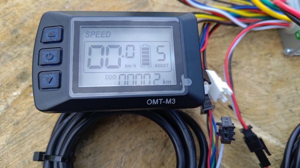 Sterownik, Wyświetlacz, Manetka 24V36V48V60V 250W-750W 15A Nowy zestaw