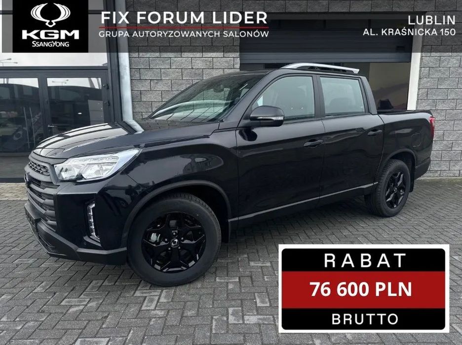 SsangYong/KGM Musso Adventure + Look 2.2 Diesel Automat 202 KM + Blokada Mostu / WYPRZEDAŻ