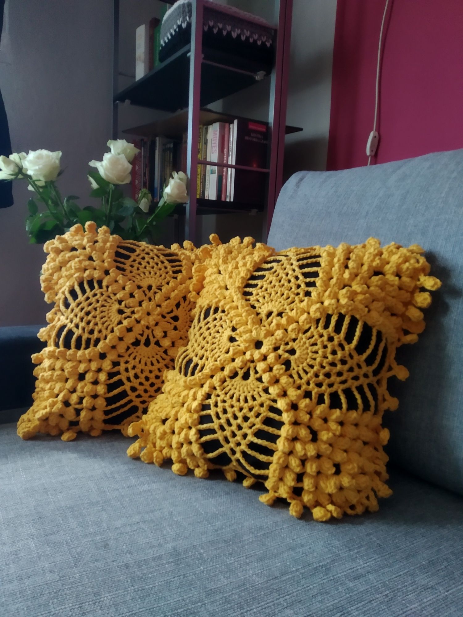 Poszewka dekoracyjna zapinana 40x40 - 100% bawełna różne kolory
