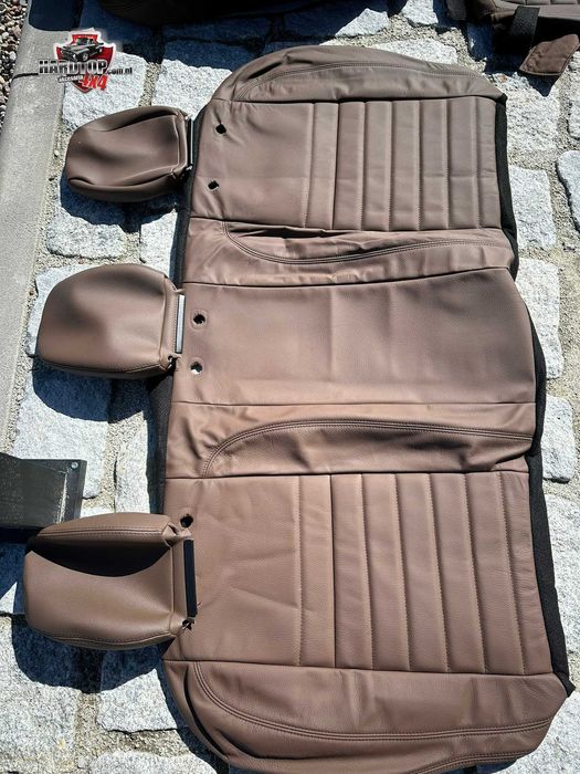 POKROWCE Oryginalne Zestaw Skóra na Fotele Mercedes X