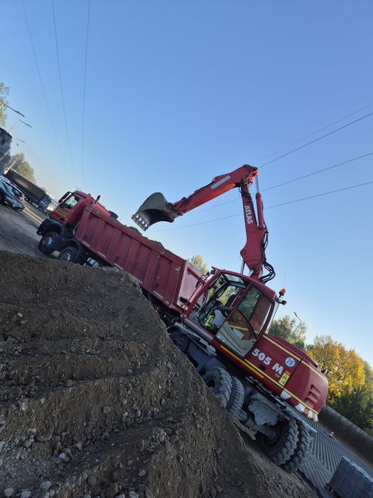 Wynajem koparki kołowej koparko-ładowarka wywrotka prace ziemne Gorzów