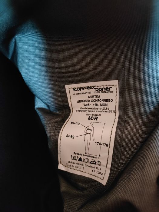 Gore-tex goratex - ubranie ochronne ,mundur