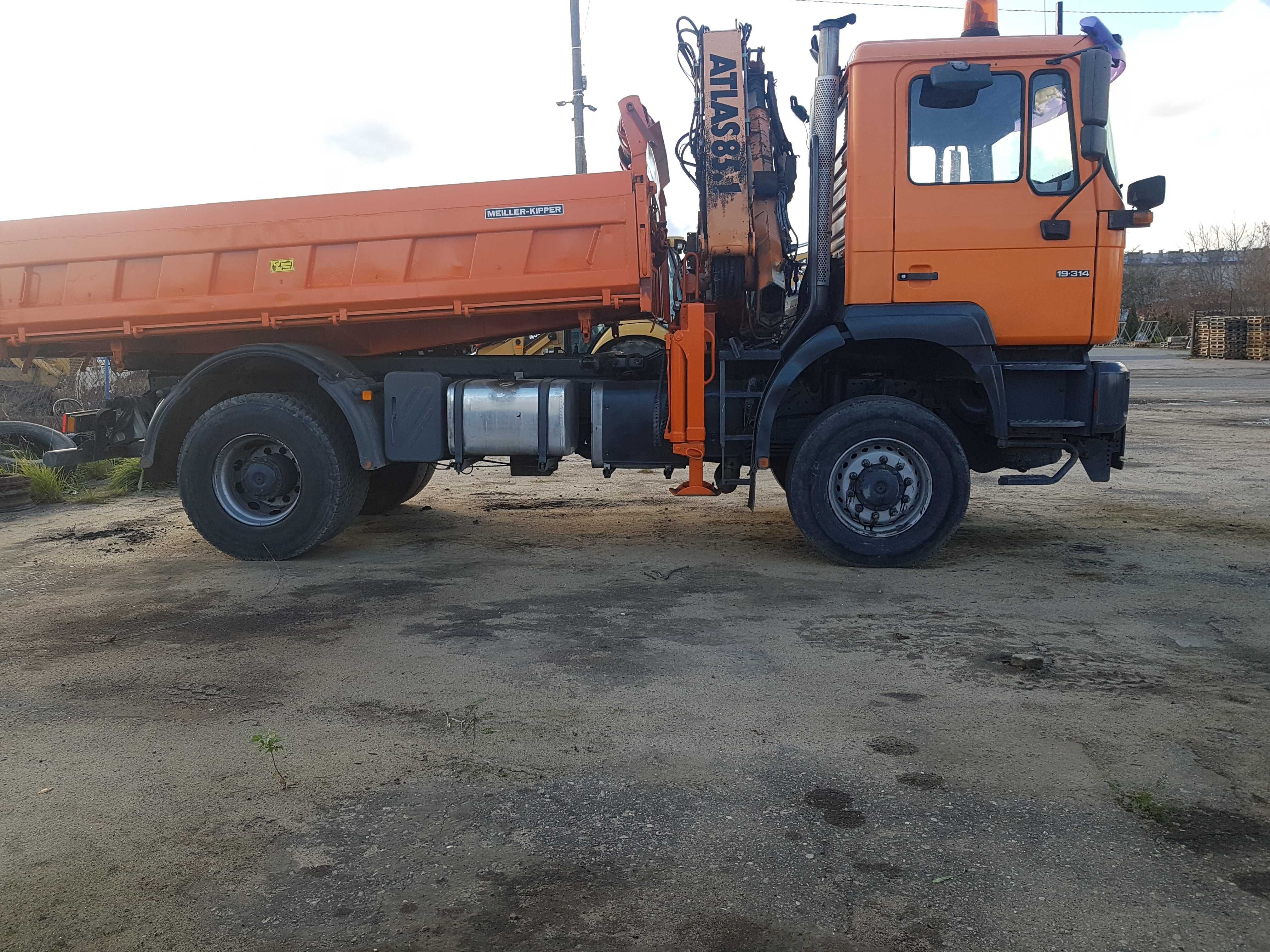 MAN 4x4 19.314 Wywrot Hudroburta HDS