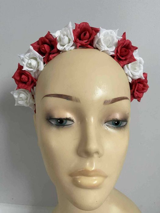 Opaska wianek bialo-czerwony świeto niepodleglosci kibicki