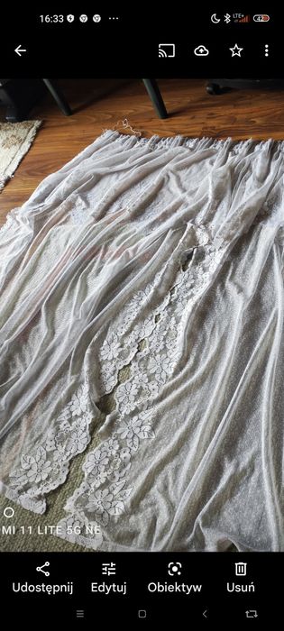 Firanka uszyta na gotowo