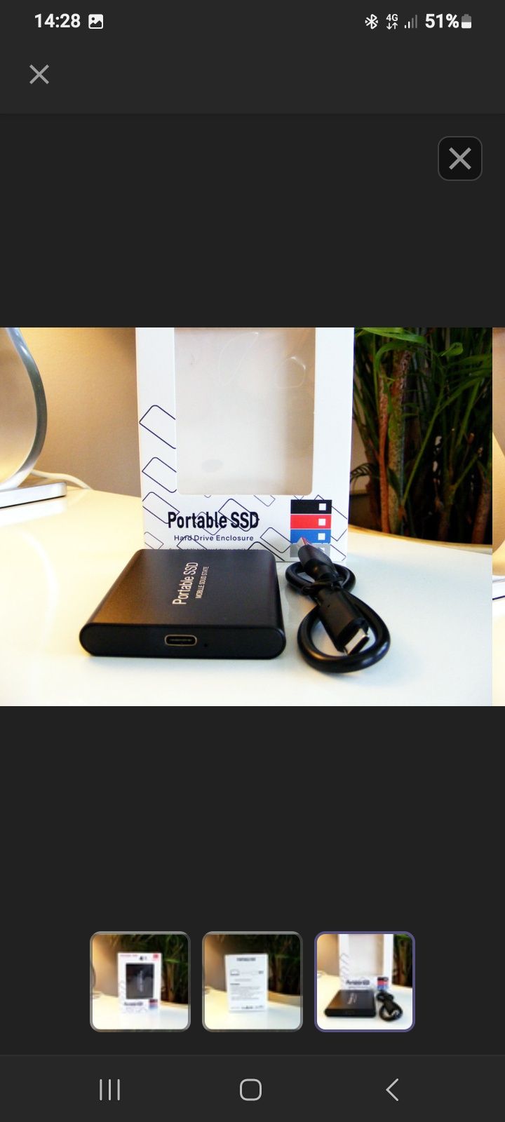 Dysk zewnętrzny SSD-4TB USB-C