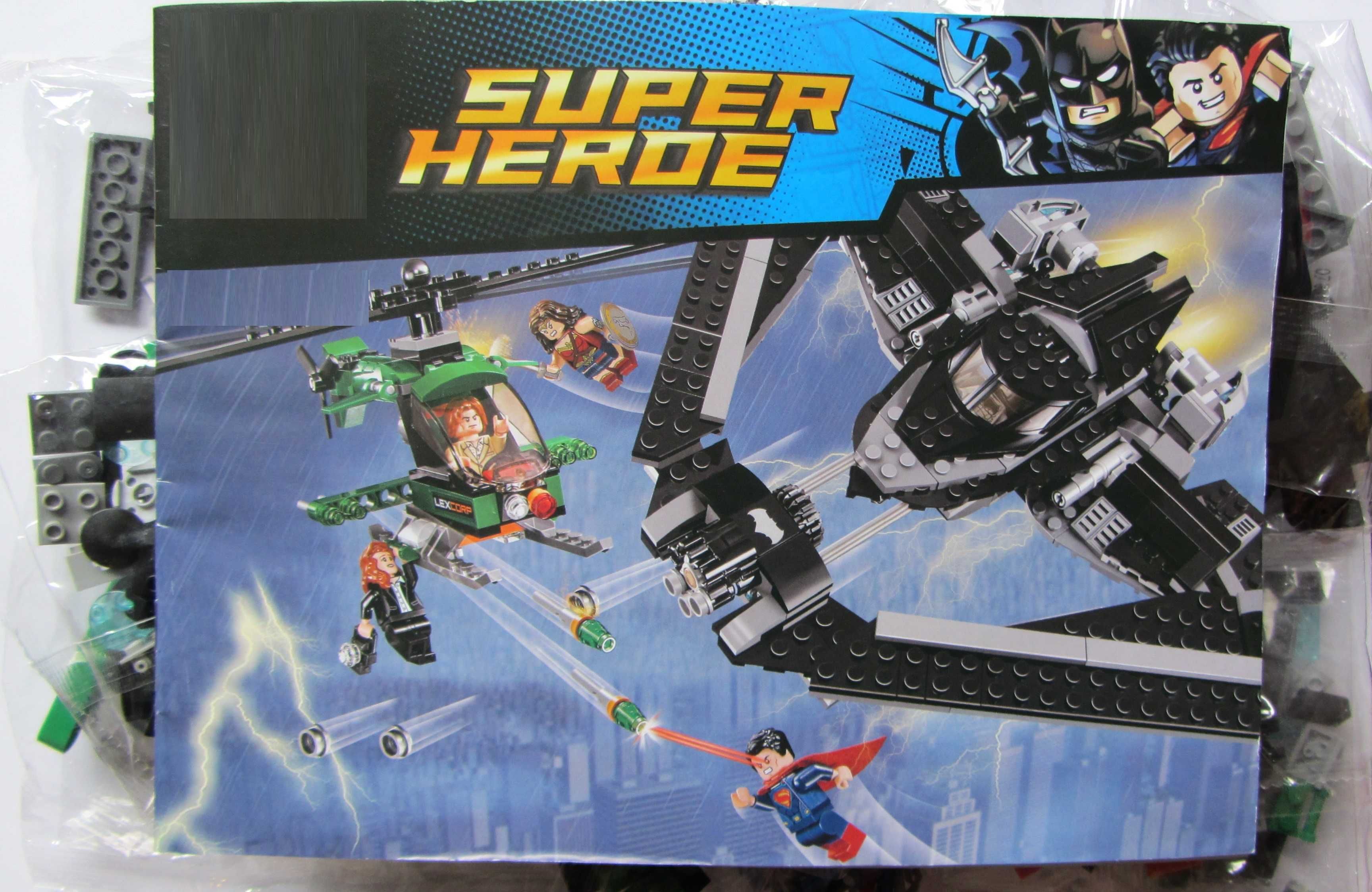 Set / Kit Batman vs Super Homem: Combate no Céu (compatível com Lego)