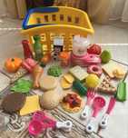 Дитяча кухня, кухоний набор, пластмасова їжа, KidKraft, дитячий посуд