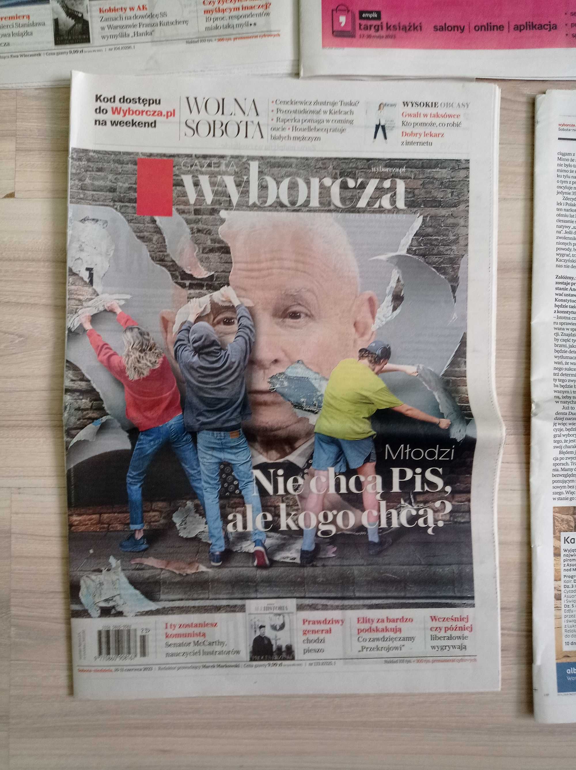 Gazeta Wyborcza, Wolna sobota, maj, czerwiec 2023