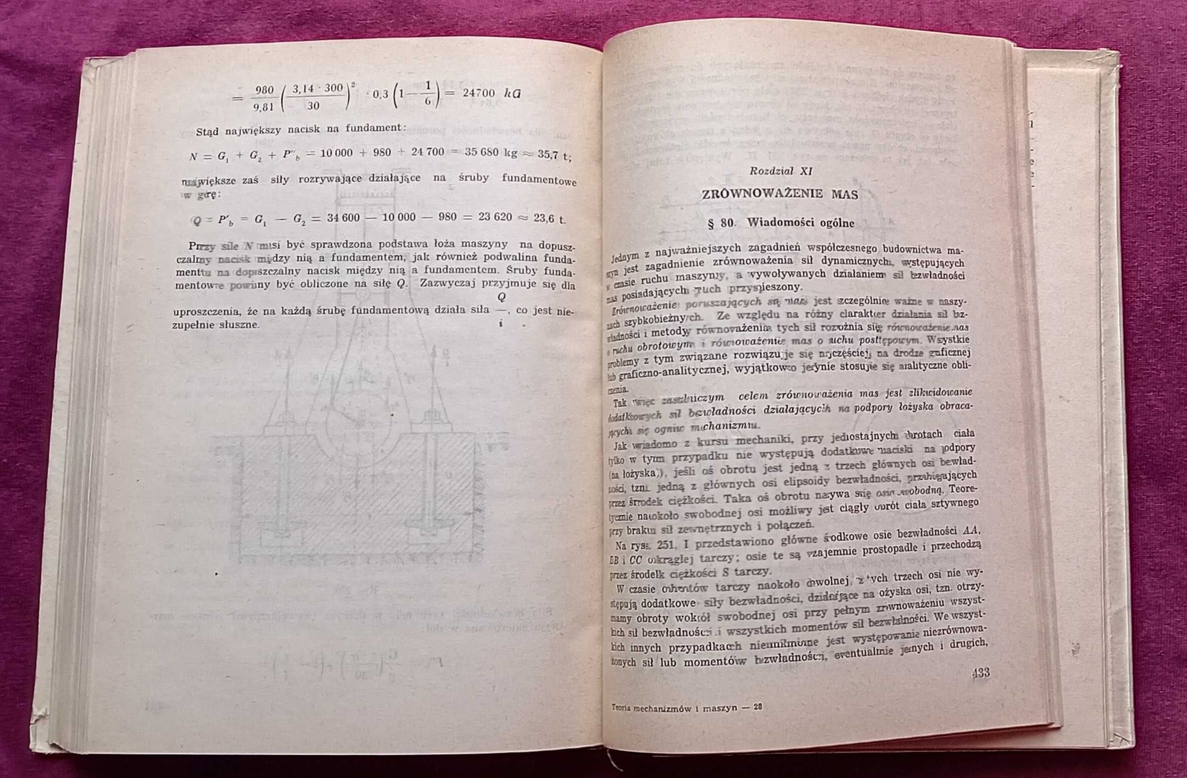 L. Lewenson. Teoria mechanizmów i maszyn. Wyd. MON, 1953 r. Wydanie I.
