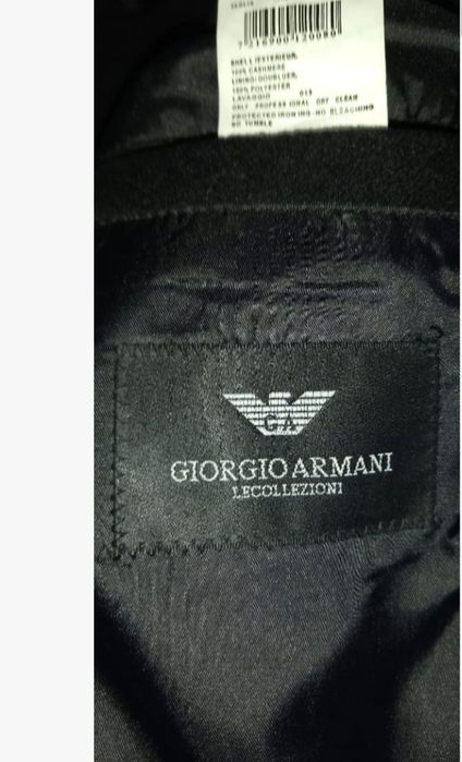 Giorgio Armani nowy płaszcz dyplomatka 100% kaszmir