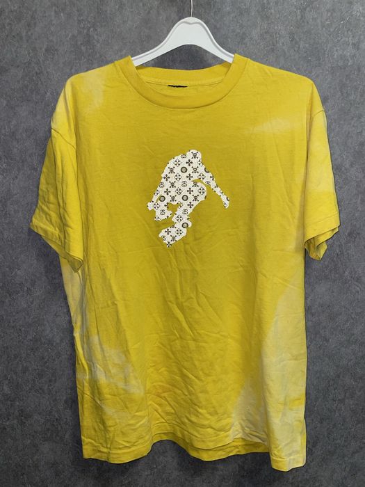 Мужская винтажная футболка Stussy Reflective Logo Vintage 90s