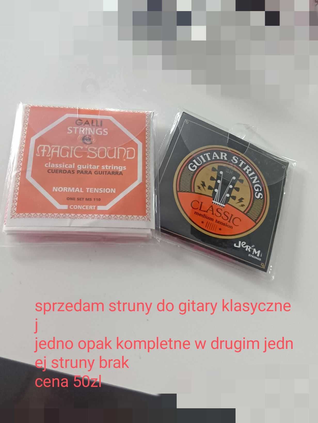 Struny do gitary klasycznej