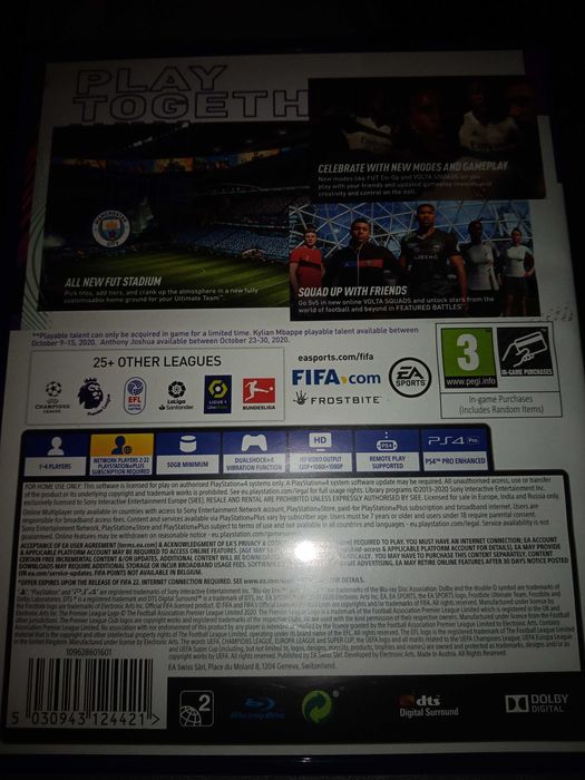 FIFA 21 PS4 semi-novo