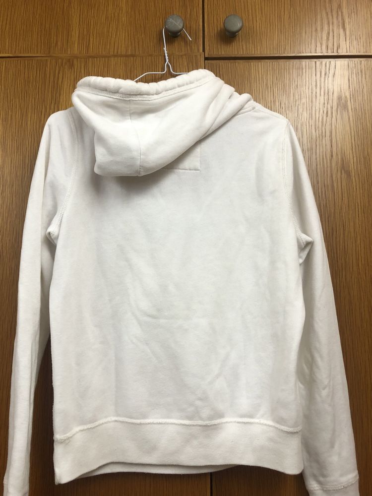 Hoodie branco hollister