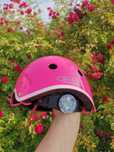 Kask Micro neonowy róż