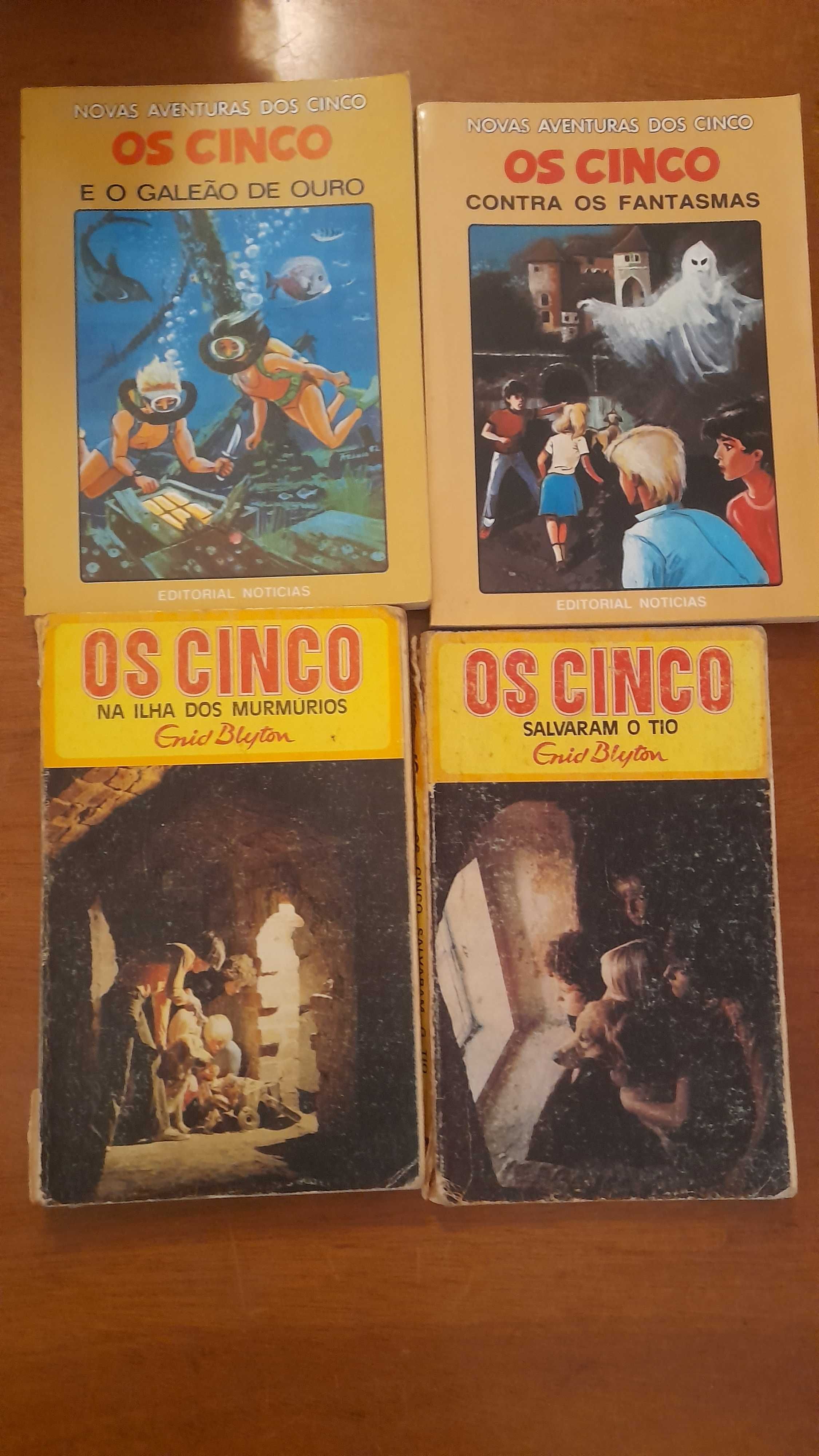 Conjunto 4 Livros Coleção OS Cinco