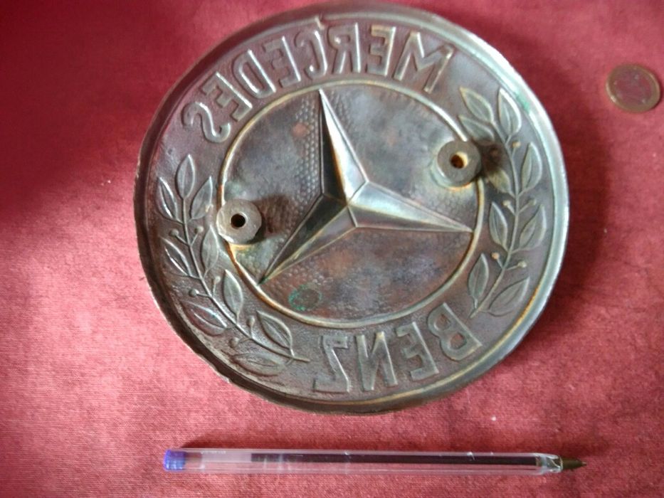 Placa Antiga Mercedes Benz