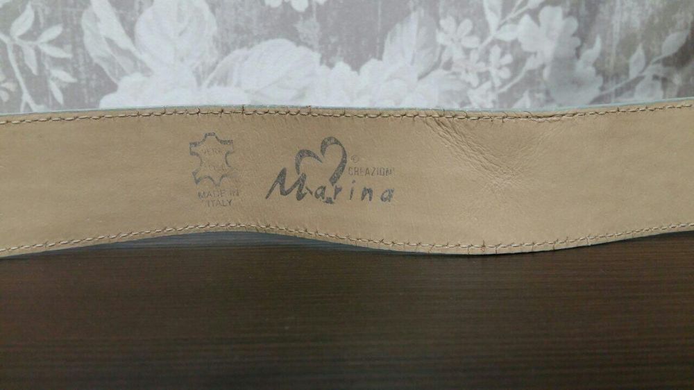 Кожанный ремень Marina CREAZIONI