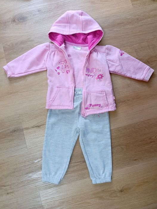 Spodnie i bluza Dres dziecięcy dla dziewczynki rozmiar 86