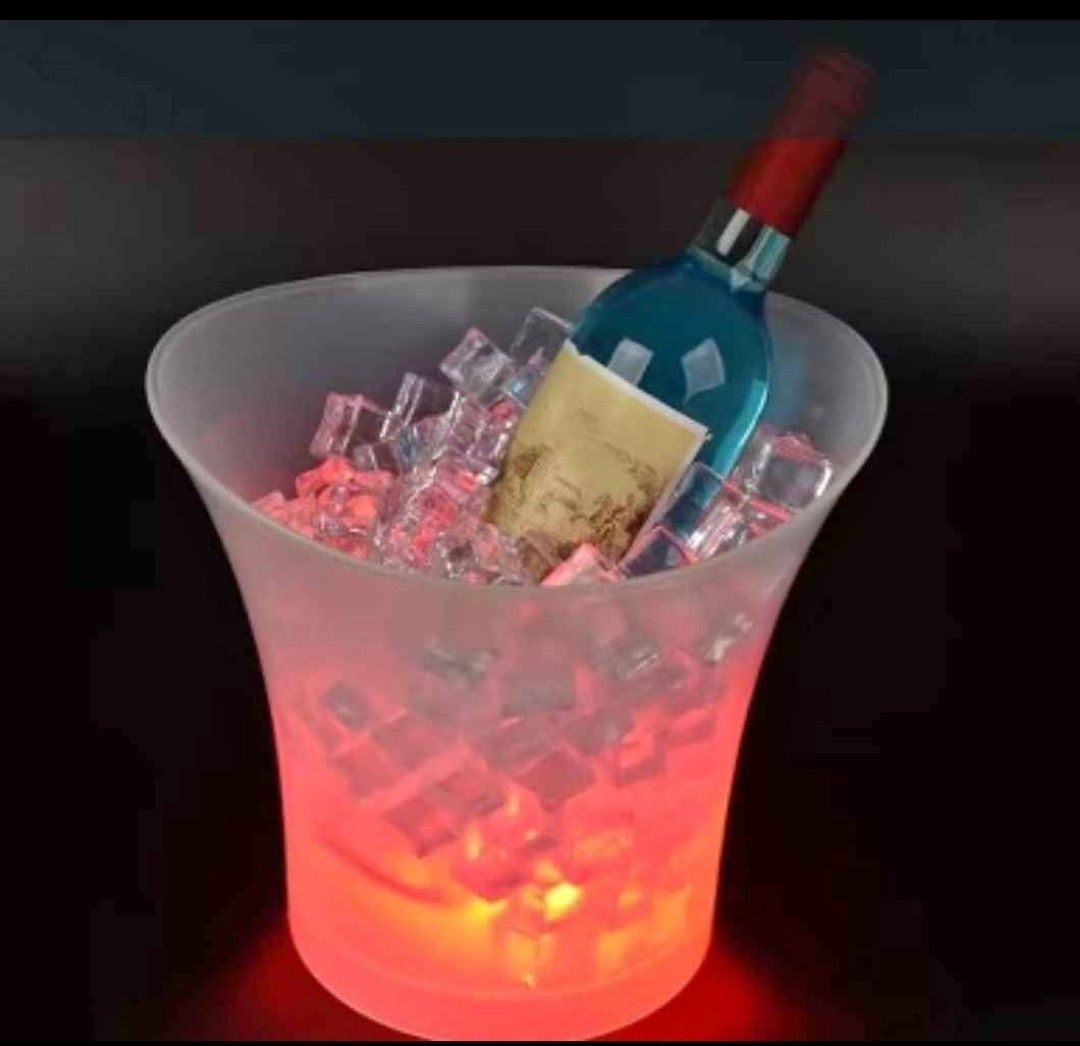 Balde de gelo com iluminação /Frappe com Led