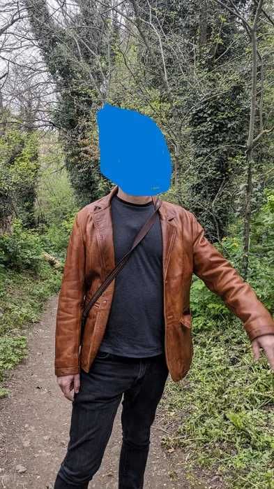 Dois Casacos Blazer em pele. cabedal. Couro genuíno. Casa das Peles