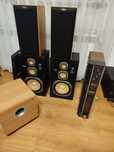 Zestaw kolumn jamo e 410 JVC s66  i Grundig rtv 801 hi fi