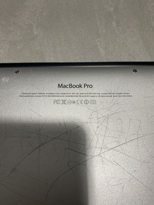 Ноутбук MacBook A1425 13.3” на відновлення! N2784