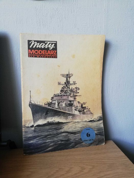 Mały Modelarz 6/1976 Okręt wojenny typu niszczyciel