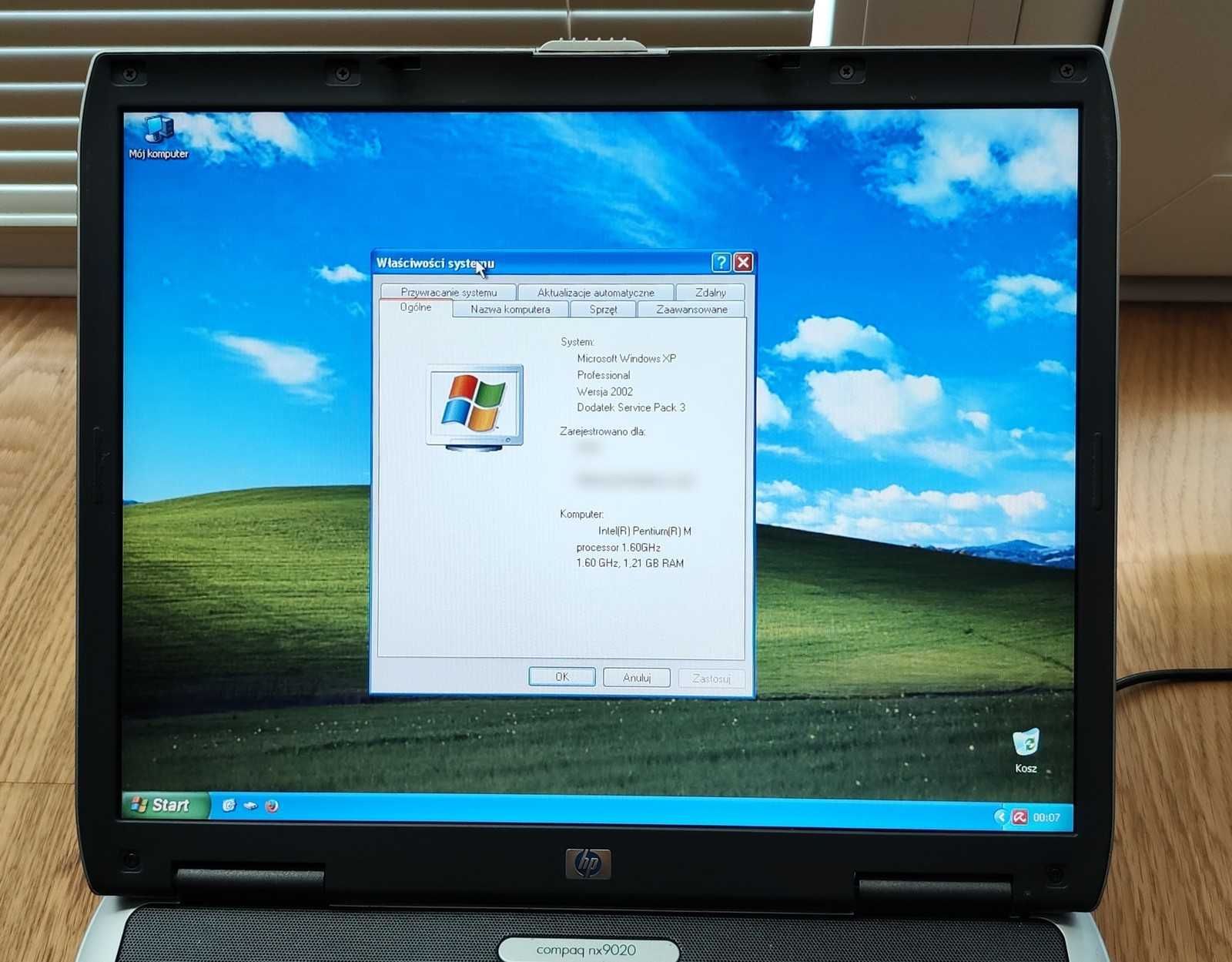 Laptop Notebook HP Compaq nx9020 15' + Adapter WiFi