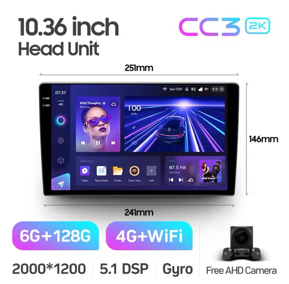‼️АвтоМагнітола Безкоштовний підбір ANDROID Teyes CC3 2K Torssen