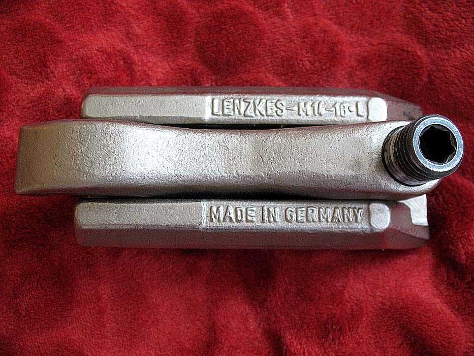 LENZKES - Szybki napinacz z rowkiem UCHWYTY DO FORM - ŁAPY DOCISKI