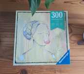 Puzzle ravensburger 300 elementów portret kobiety akwarela