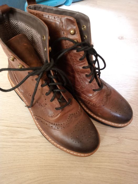 Ботинки Clarks новые кожа оригинал!