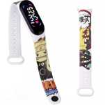 Relógio Digital Naruto Pulseira Silicone