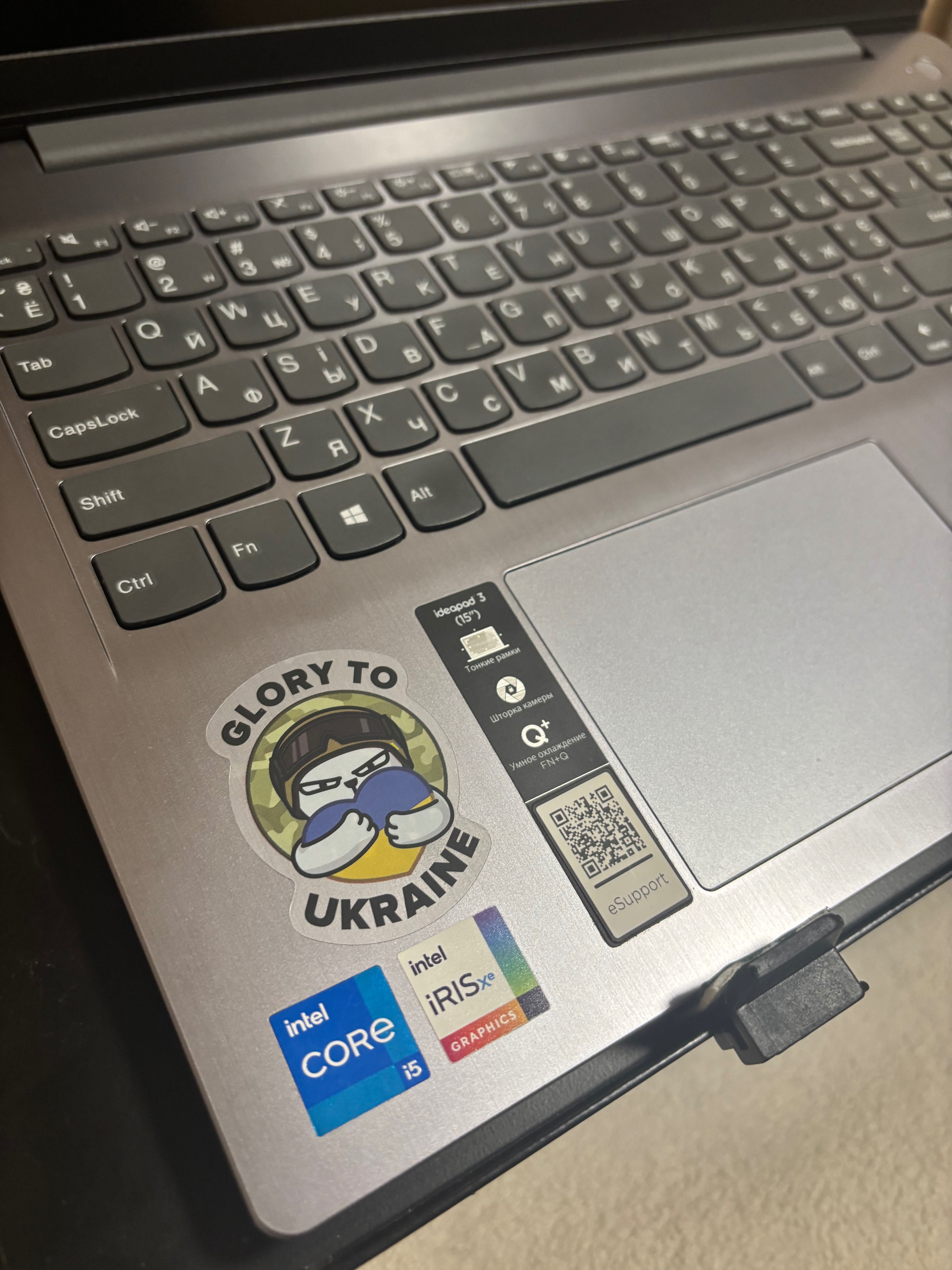 Ноутбук Lenovo IdeaPad 3 IntelCore5 SSD 256gb Intel IrisX Graphics