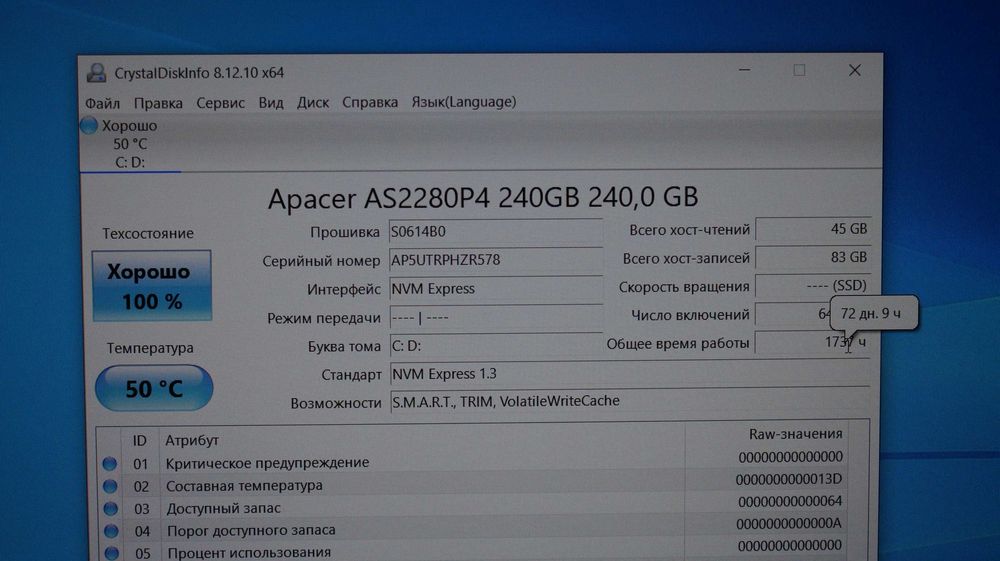 Ноутбук Acer 15.6" IPS /i5-1135G7 /8 ГБ /SSD 240 ГБ /IrisXe/ Підсвітка