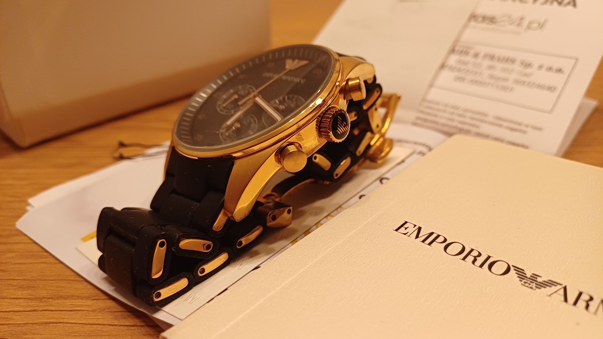 Zegarek Emporio Armani AR5905 Oryginał - STAN BARDZO DOBRY