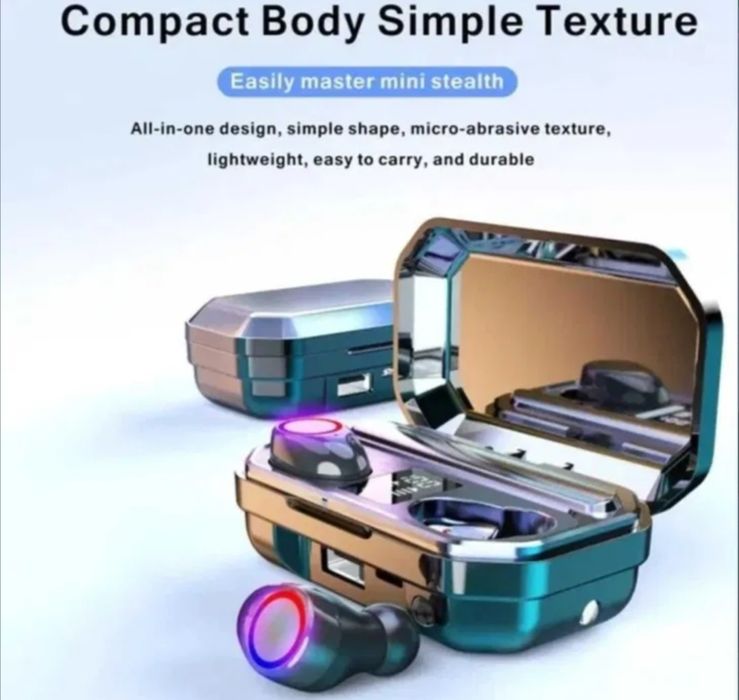 Оригинальные Bluetooth M12 TWS: Звук, Энергия  в Ваших Ушах!