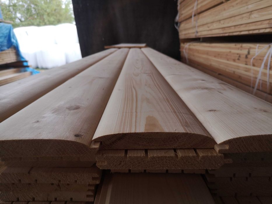 Deska pólbal elewacyjna obiciowa szalunkowa boazeria 140mm na 23mm