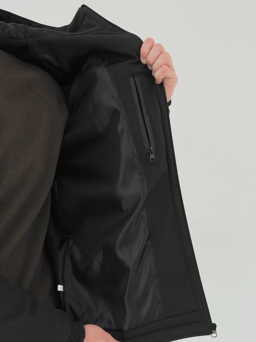 Костюм чоловічий софтшел утепленний з липучками для шевронів