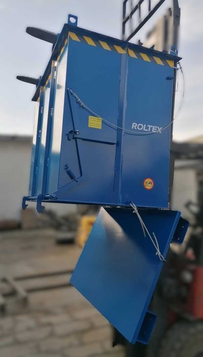Kontener z otwieranym dnem OD 1500 / Pojemnik metalowy