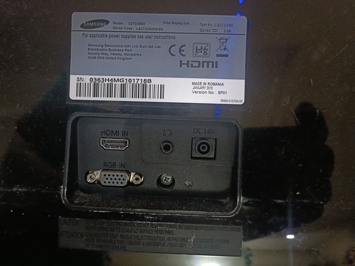 Monitor Samsung 27"