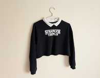Czarna bluzka H&M Stranger Things 146-152 cm