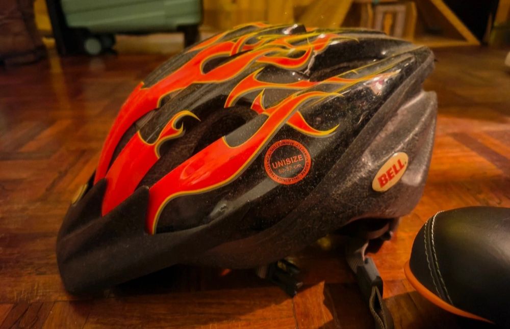 Capacete e Selim Bicicleta Criança