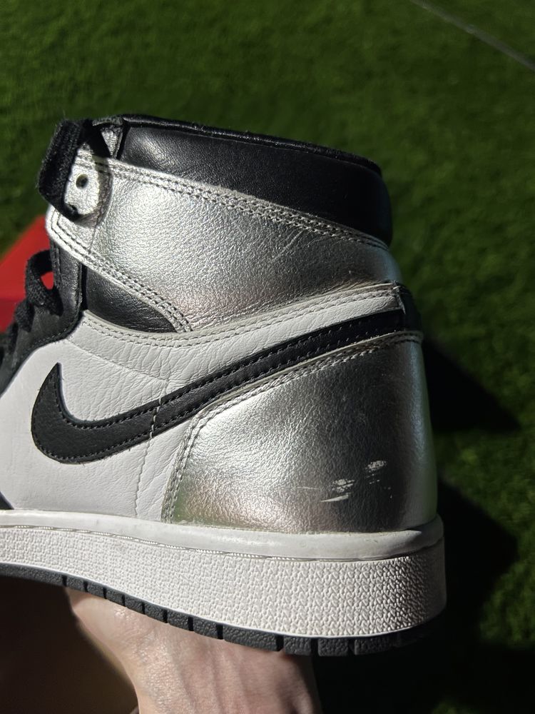 Air jordan 1 Silver toe